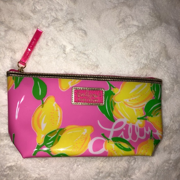 Lilly Pulitzer lemon cosmetic bag - Picture 7 of 7